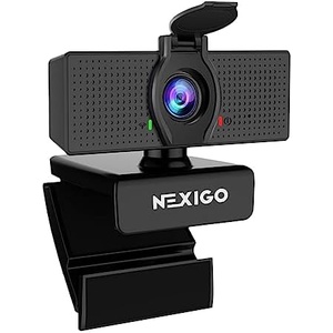 NexiGo N601080P 웹캠 마이크 포함 조정 가능한 시야각 줌 기능
