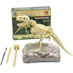 UTST 공룡 화석 발굴 장난감 키트 티라노사우루스 맘모스 교육 장난감 