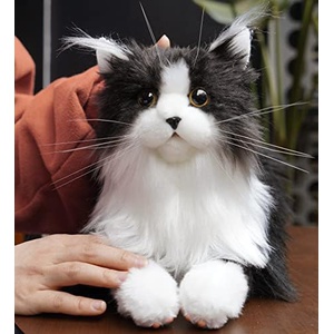 Chongker 고양이 인형 리얼 핸드메이드 부드러운 감촉