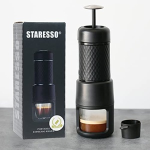 STARESSO 휴대용 에스프레소 머신 SP200 수동 소형 트래블 커피 메이커 
