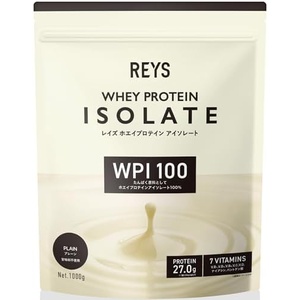 REYS WPI 유청 단백질 아이솔레이트 야마자와레아키 1kg 비타민 7종 함유