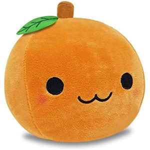 LamPlanning 봉제인형 푹신푹신 부드러운 쿠션 귤 오렌지