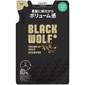 BLACK WOLF 볼륨 업 스칼프 샴푸 리필 330mL