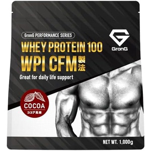 GronG WPI 단백질 웨이프로틴 1kg 코코아 맛 비타민 11종 함유