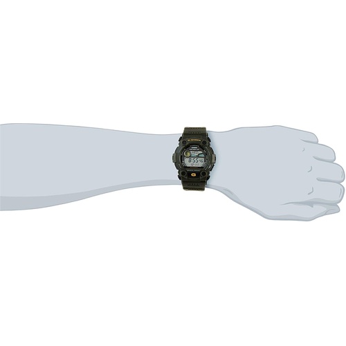  Casio import 타이드그래프 카키 손목시계 MODEL NO.g7900