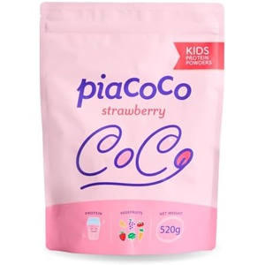 Pia coco 키즈 프로틴 1끼분 채소 11종 과일 11종 함유 520g 40끼분 스트로베리 맛