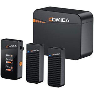 COMICA Vimo C3 무선 마이크 노이즈 캔슬링 2.4GHz 전송 거리 200m 음량 조절 