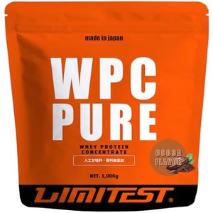 LIMITEST 유청 단백질 인공 감미료 미사용 WPC PURE 1kg 코코아 맛 