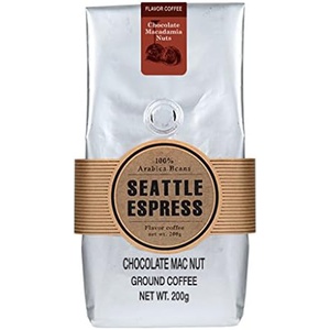 Seattle Espress Flavor Coffee Chocolate Macadamia Nut Ground 200g
