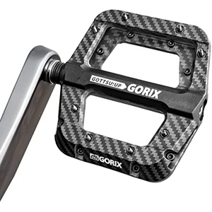 GORIX 자전거 플랫 페달 GX H55 미끄럼 방지 핀