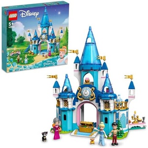 LEGO 디즈니 프린세스 신데렐라와 프린스 차밍의 멋진 성 43206 장난감 블록