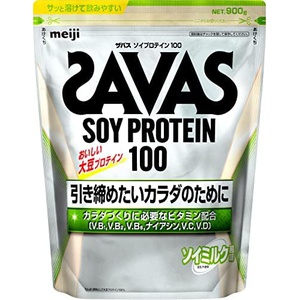 SAVAS 소이 프로틴 100 우유맛 900g 단백질 보충제
