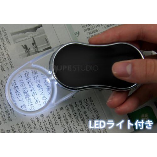  Ikeda Lens 루페 LED 라이트 장착 스윙 루페 3.5배 35mm 돋보기 확대경