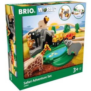 BRIO WORLD 사파리 어드벤처 세트 26피스 장난감 33960