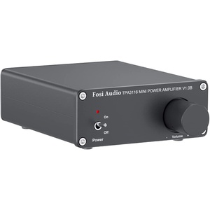 Fosi Audio V1.0B 2 채널 파워 앰프 50Wx2 스테레오 스피커 HIFI 클래스