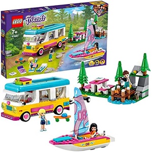 LEGO 프렌즈 캠핑카와 보트 숲의 캠핑카와 보트 41681 장난감 블럭