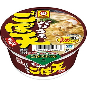 마루짱 발리 맛있는 콩 고보텐 우동 40g 12개 일본 컵라면