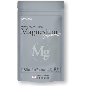 AMOXIA 마그네슘 프리미엄 보충제 황산마그네슘 27,000mg 함유 180알