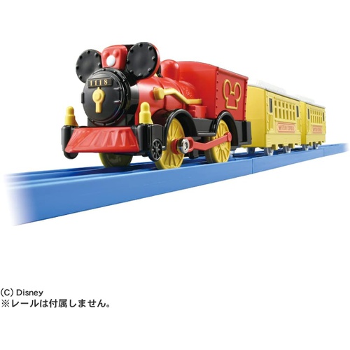  TAKARA TOMY 프라레일 S 13 미키마우스 팝포 기관차 전철 열차 장난감