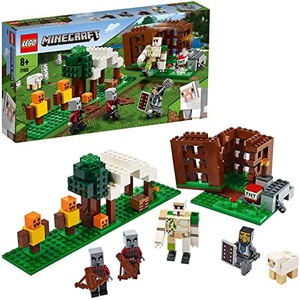 LEGO 마인크래프트 필리저부대 21159 장난감 블록 