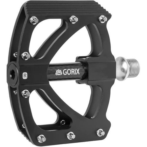  GORIX 자전거 플랫 페달 알루미늄 경량 카본 탄소 섬유 GX FX472