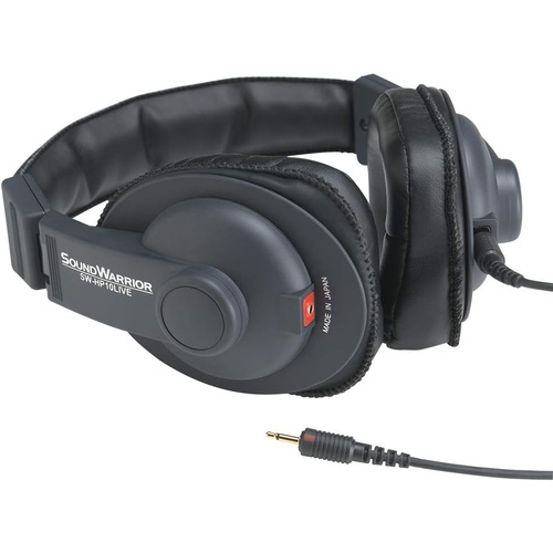  SOUND WARRIOR 온라인 라이브 스트리밍 시청용 헤드폰 밀폐형 3.5mm 6.3mm 경량