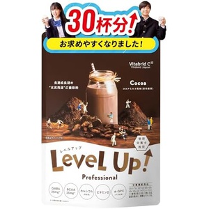 레벨업 프로페셔널 코코아 밀크맛 성장기 서포트 음료 135g