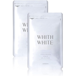 WHITH WHITE 보충제 60알 2세트 비타민 콜라겐 함유