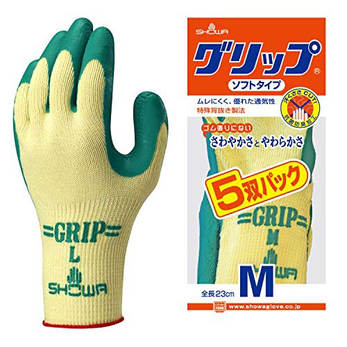  Showa glove No.310 그립 소프트 타입 M사이즈 5쌍