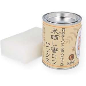 미표백 꿀 로우 왁스 300ml 밀랍용 스폰지 포함