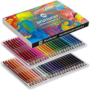 Roleness 색연필 48색 수성 수채색 연필 색칠놀이 소프트심 