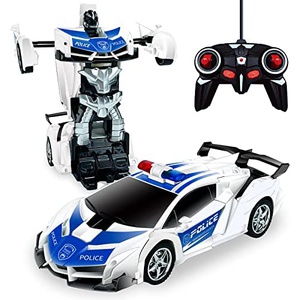 Tcvents 라지콘카 변형 로봇 자동차 장난감 스턴트카 RC카 다기능 로봇변신 어린이용