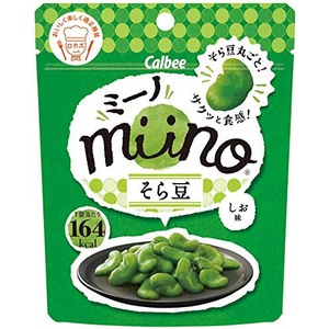 Miino 가루비 소라마메 소금맛 28g×12봉 일본 과자 추천 