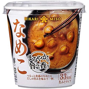 히카리미소 컵된장국 부드러운 감칠맛 나메코 6개 일본 도시락 장국 