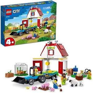 LEGO 시티 즐거운 농장의 동물들 60346 장난감 블록