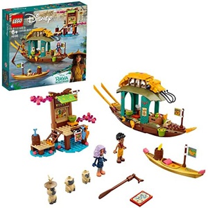 LEGO 디즈니 프린세스 라야 분의 배 43185 장난감 블록