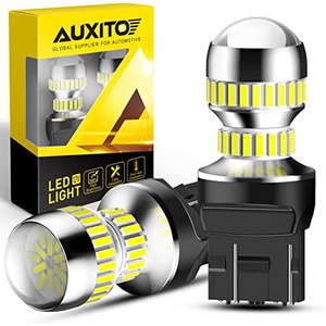 AUXITO LED 백램프 T20 더블구 6000k 폭광 DC12V 차량용 초확산 렌즈 54연 4014SMD부착