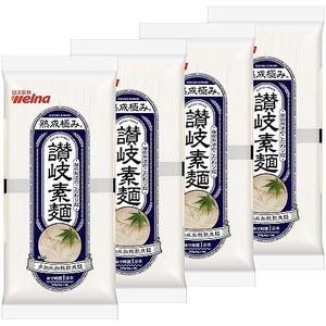 닛신 숙성 극미 사누키소면 320g×4개 일본 국수