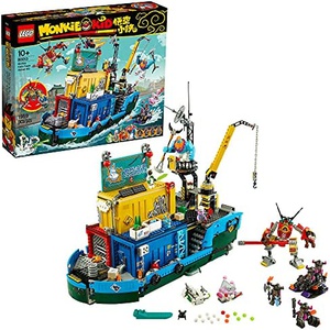 LEGO 몽키 키즈 팀 시크릿 HQ 80013 1,959피스 블록 장난감 