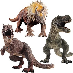 UTST 공룡 피규어 세트 공룡 장난감 T렉스 2구 트리케라톱스