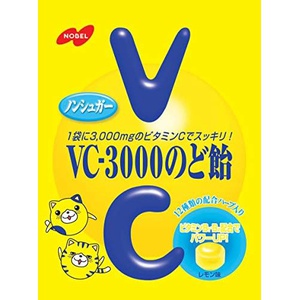 노벨 VC 3000 목캔디 레몬 90g×6봉