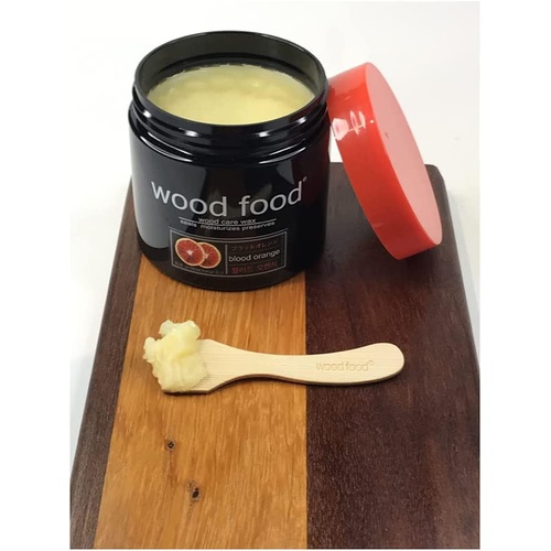  천연 광택 밀랍 왁스 Wood Food 블러드 오렌지 180ml 2세트