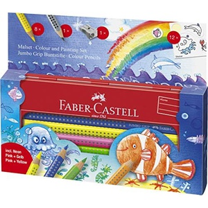 Faber Castell 점보그립 색연필 컬러 세트 110908
