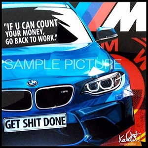BMW M Sport 디자인 B Famous Popart Gallery 그래픽 아트 패널 26*26cm 