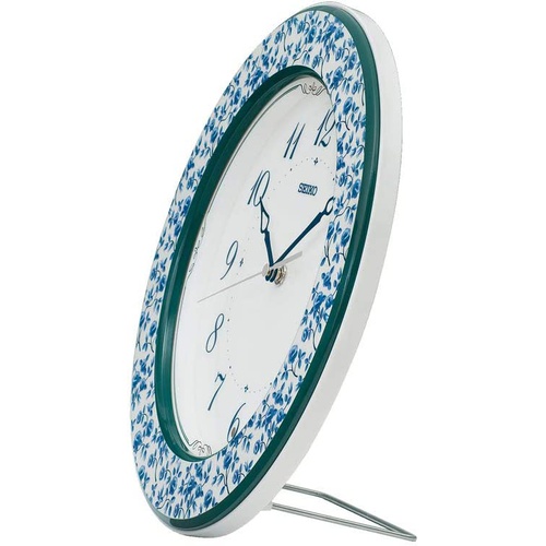  Seiko Clock HOME 인테리어 벽걸이 시계 아날로그 청화무늬 286×49mm KX266L