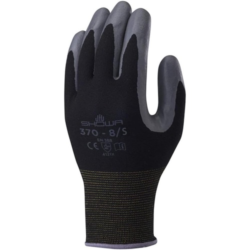  Showa glove 작업용 장갑 No370 S사이즈 블랙 3쌍팩 2세트