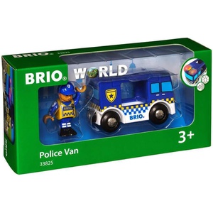 BRIO WORLD 라이트 & 사운드 포함 폴리스 트랙 33825 장난감 자동차