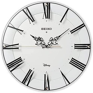Seiko Clock HOME 미키마우스 벽결이 시계 FS506W SEIKO