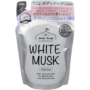 FUJI JAPAN 바디 비누 white musk 리필용 400ml 모이스트