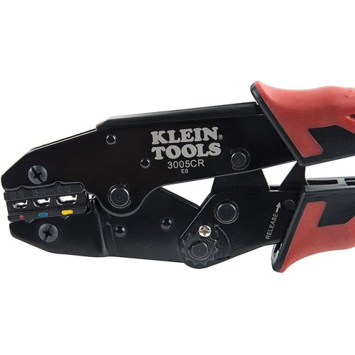  Klein Tools 라쳇식 압착공구 10 22AWG3005CR